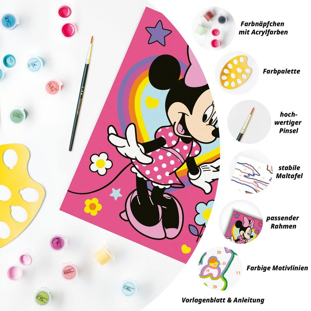 PINTAR POR NUMEROS CREART SERIE E DISNEY MINNIE | RAVENSBURGER GAMES | 1 UNIDAD | 4005555230403