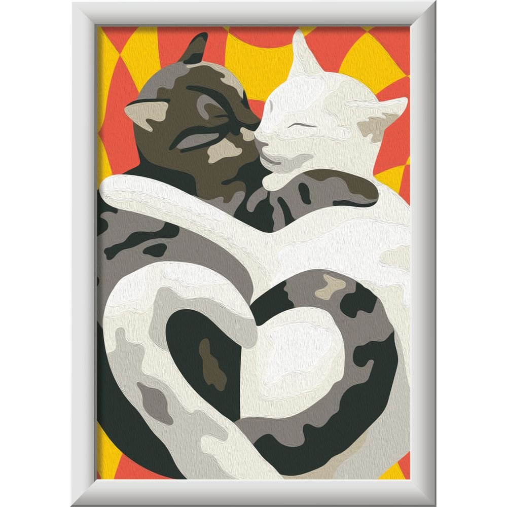PINTAR POR NUMEROS CREART SERIE E - GATO TQM | RAVENSBURGER GAMES | 1 UNIDAD | 4005555231219 Imagen principal del producto