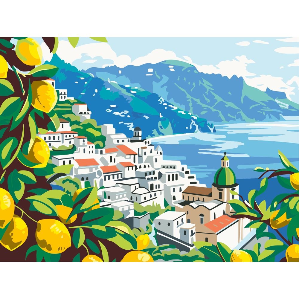 Pintar por Números CreArt Costa Amalfitana - Ravensburger
