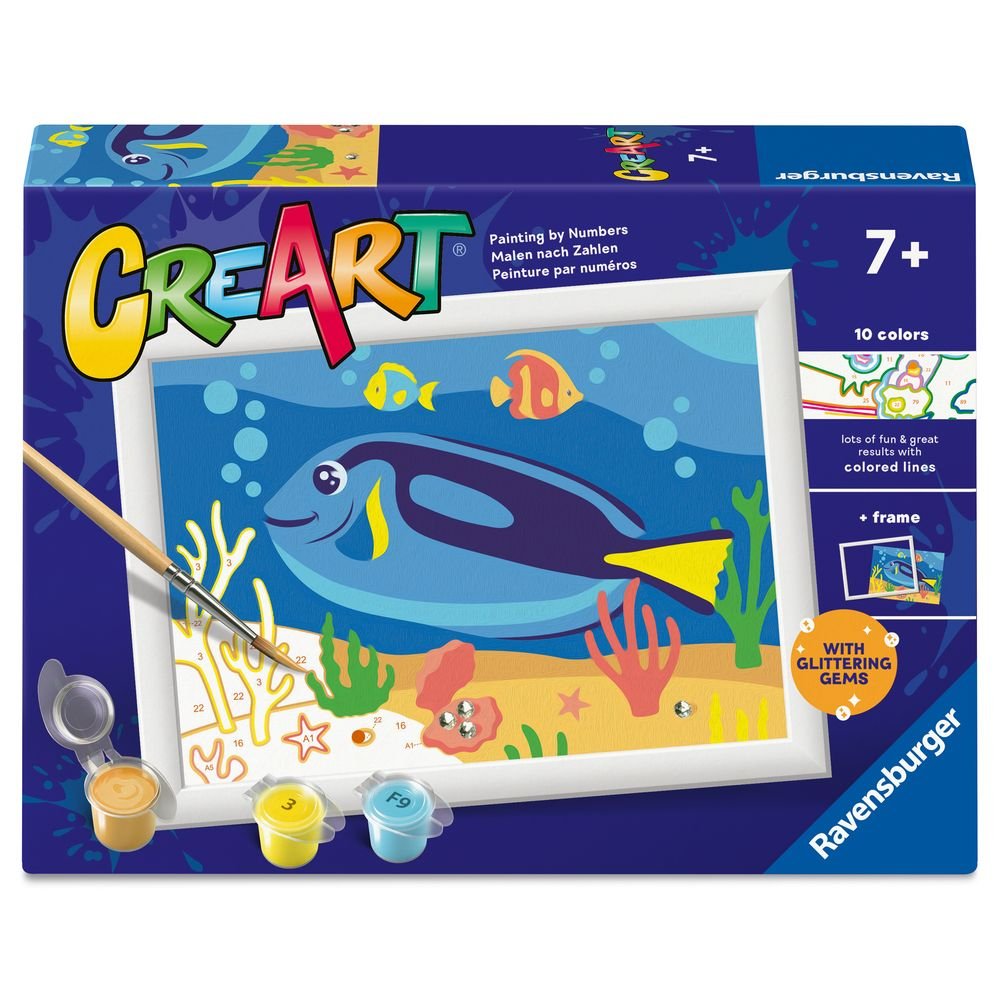 Pintar por números CreArt Pez Azul Ravensburger