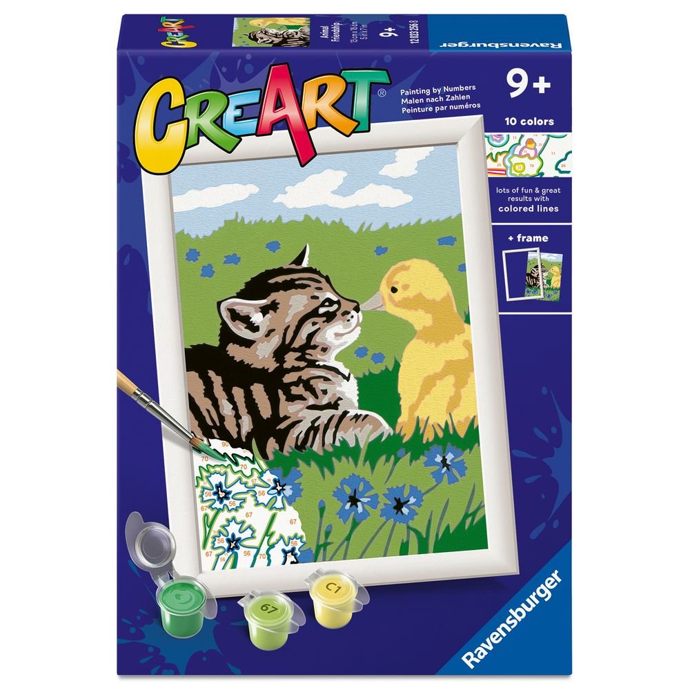 Pintar por Números Creart Serie E Amistad Tierna Ravensburger GAMES