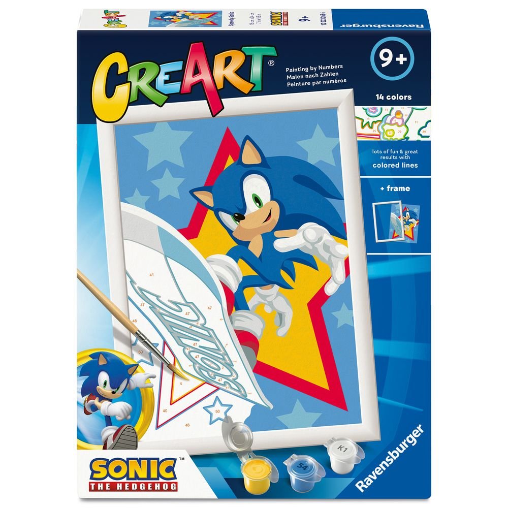 Pintar por Números Creart Serie D Sonic Ravensburger GAMES