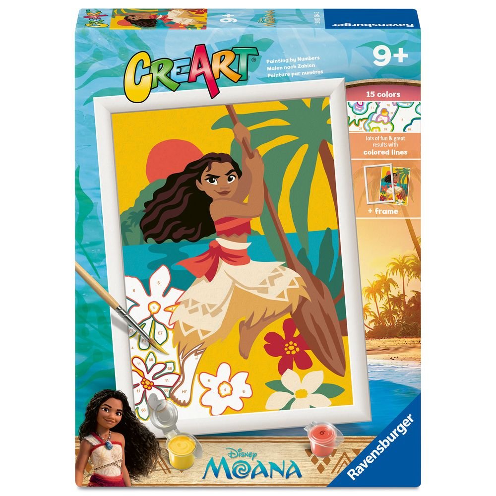 Pintar por números CreArt Vaiana Ravensburger
