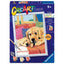 Pintar por números CreArt Amor de Perritos Ravensburger