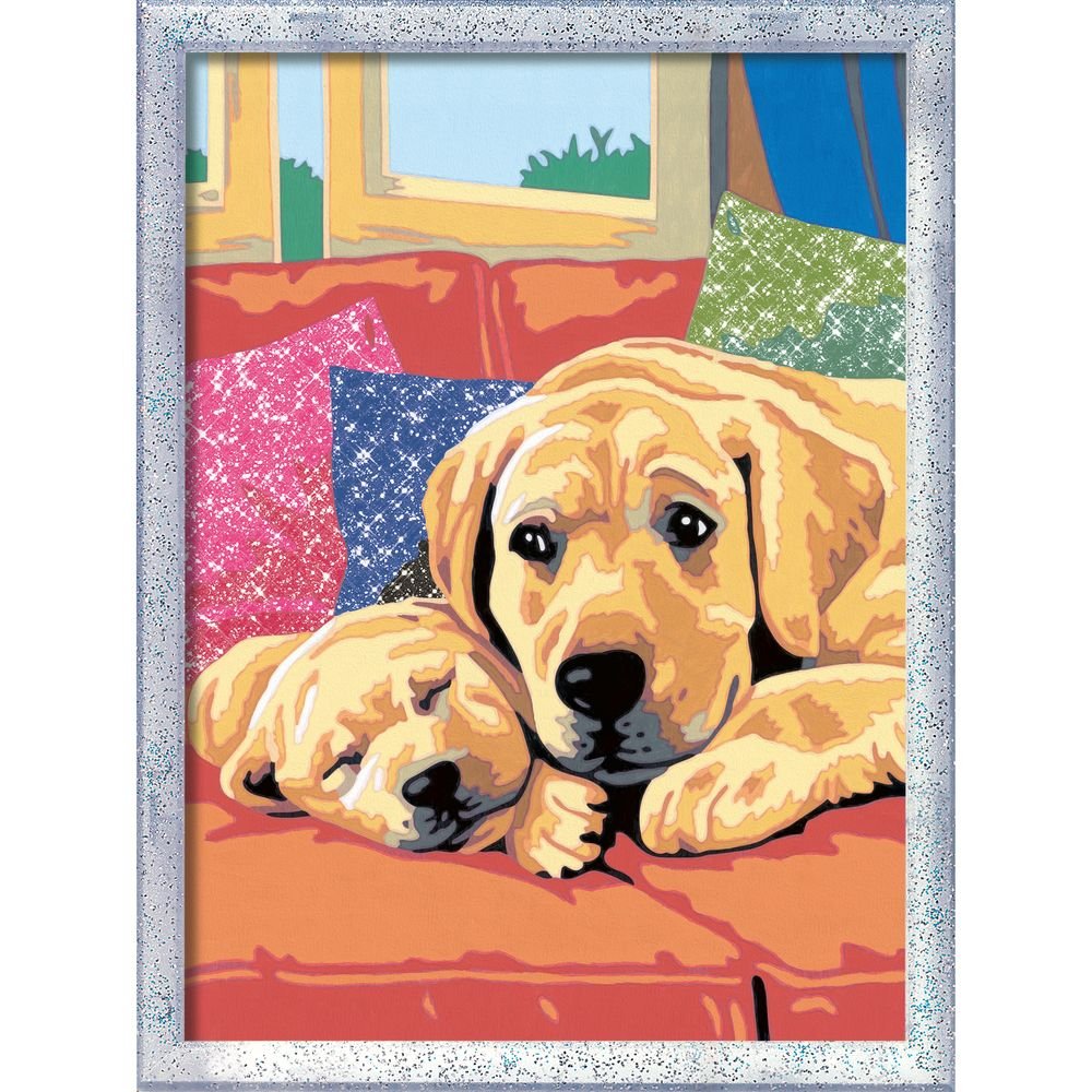 Pintar por números CreArt Amor de Perritos Ravensburger