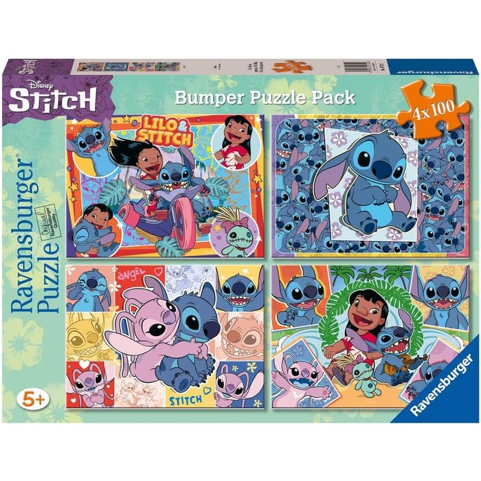 PUZZLE 4X100 PIEZAS STITCH | RAVENSBURGER PUZZLES | 1 UNIDAD | 4005556057313 Imagen principal del producto
