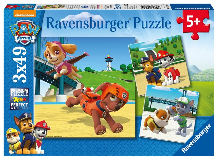 PUZZLE 3X49 PATRULLA CANINA B | RAVENSBURGER PUZZLES | 1 UNIDAD | 4005556092390 Imagen principal del producto