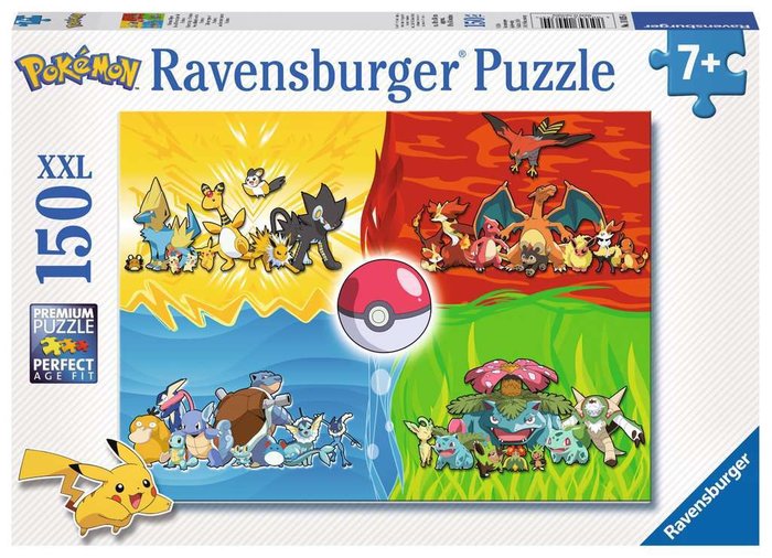 PUZZLE 150 PZ, XXL POKEMON | RAVENSBURGER PUZZLES | 1 UNIDAD | 4005556100354 Imagen principal del producto