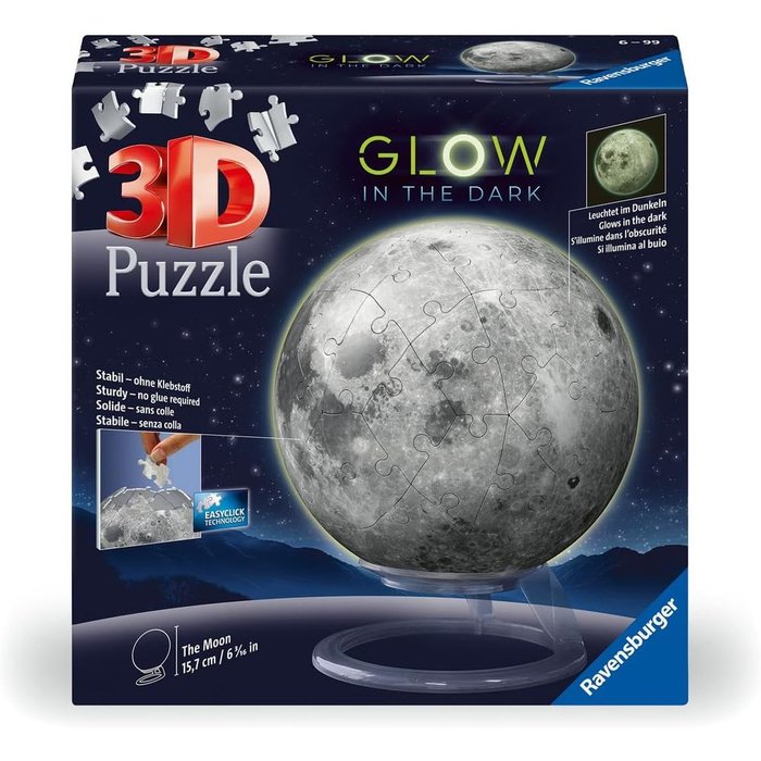 Puzzle 3D Luna Glow In The Dark Ravensburger