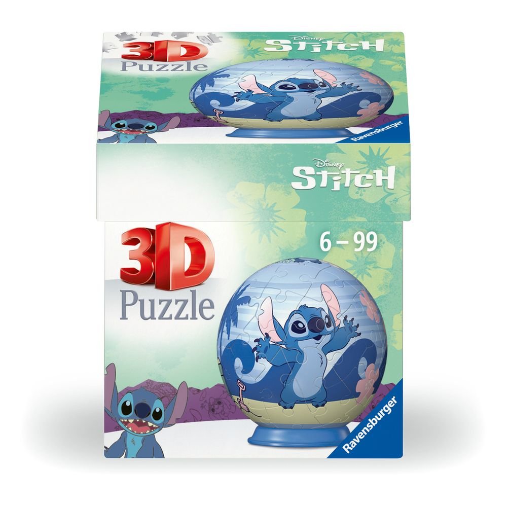 Puzzle 3D Ball 54 Piezas Disney Stitch Ravensburger Imagen principal del producto