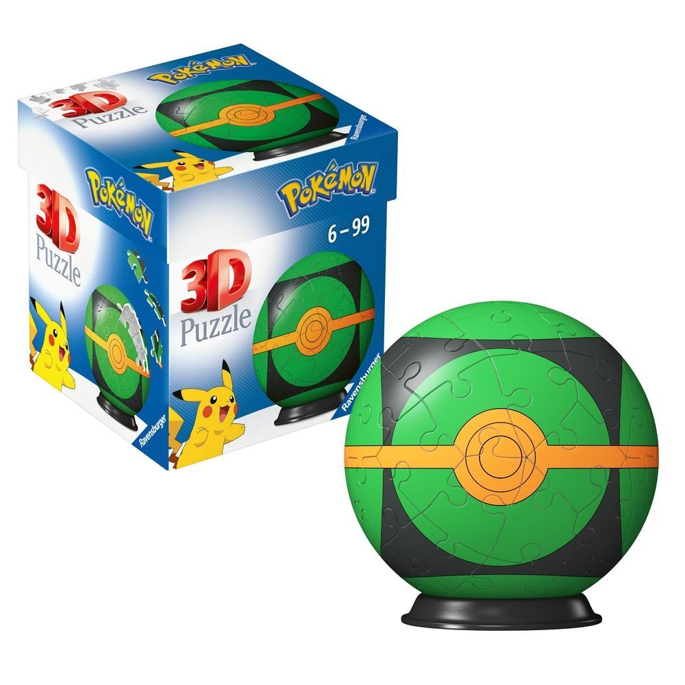 Puzzle 3D Ball 54 Piezas Pokémon Dusk Ball Ravensburger Imagen principal del producto