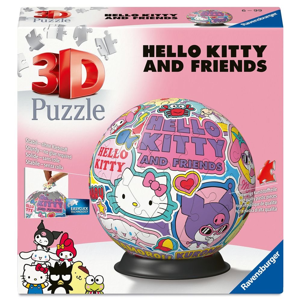 PUZZLE 3D HELLO KITTY | RAVENSBURGER PUZZLES | 1 UNIDAD | 4005556116300 Imagen principal del producto