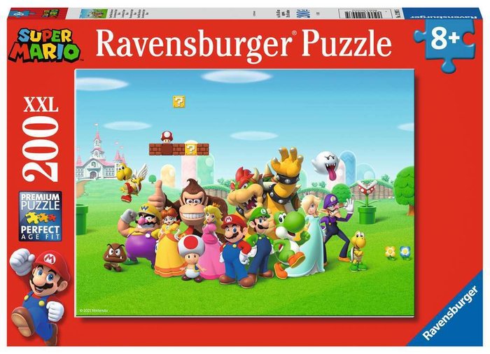 Puzzle 200 Piezas XXL Super Mario Ravensburger Puzzle Imagen principal del producto