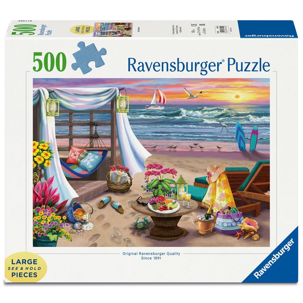 Puzzle 500 Piezas Tarde en la Playa Large Ravensburger Imagen principal del producto