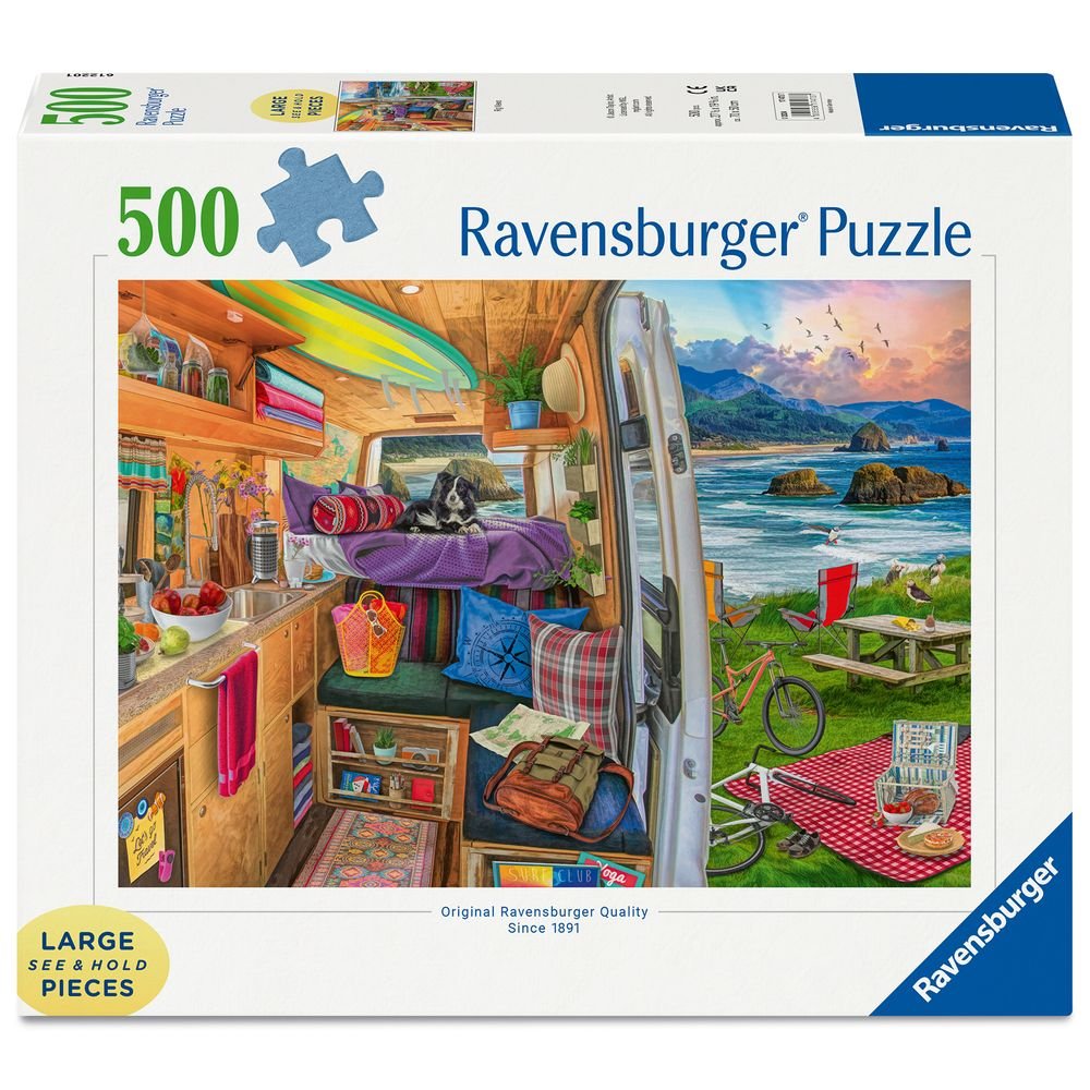 Puzzle 500 Piezas Perspectiva Desde el Camper Large Ravensburger Imagen principal del producto