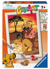 PINTAR POR NUMEROS CREART SERIE E EL REY LEON | RAVENSBURGER GAMES | 1 UNIDAD | 4005556201754