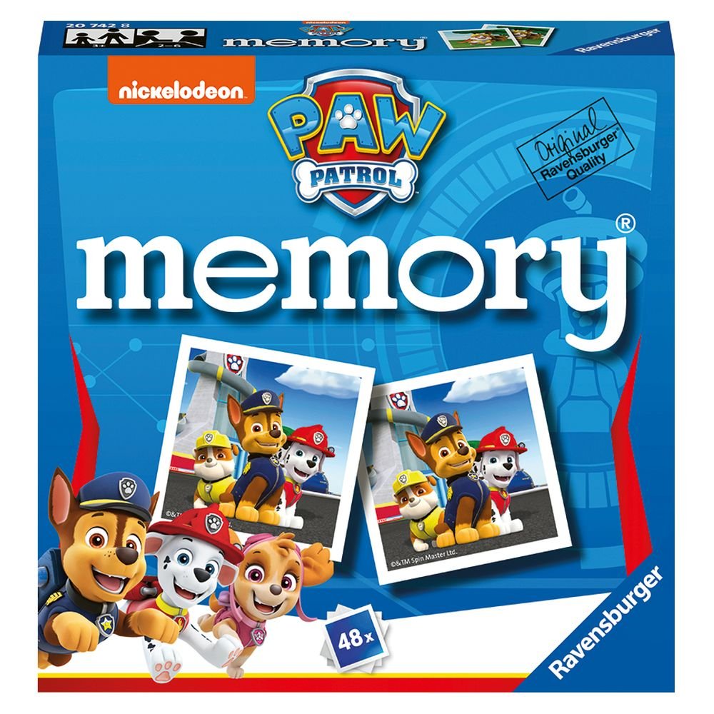 Juego Memory Pocket Paw Patrol Ravensburger Games Imagen principal del producto