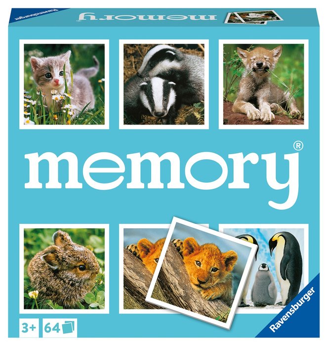 Juego Memory Animal Babies Ravensburger GAMES