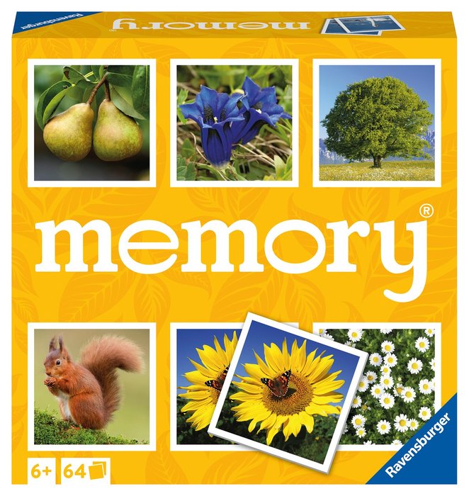 JUEGO MEMORY - NATURE | RAVENSBURGER GAMES | 1 UNIDAD | 4005556208814 Imagen principal del producto