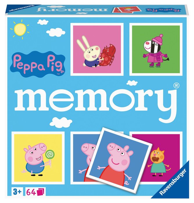 MEMORY - PEPPA PIG | RAVENSBURGER GAMES | 1 UNIDAD | 4005556208869 Imagen principal del producto