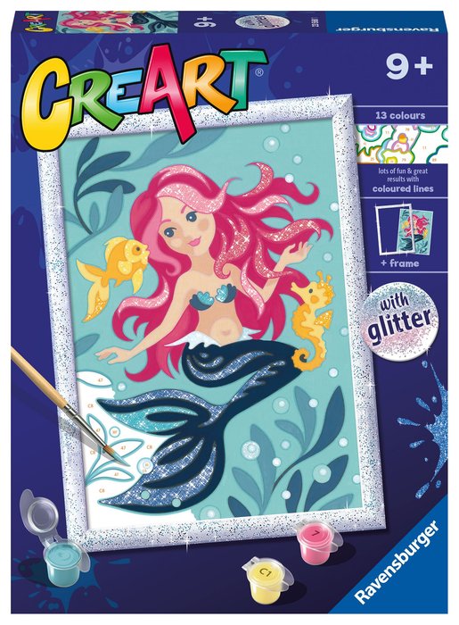 PINTAR CON NUMEROS CREART SERIE D CLASSIC - SIRENITA | RAVENSBURGER GAMES | 1 UNIDAD | 4005556235681 Imagen principal del producto