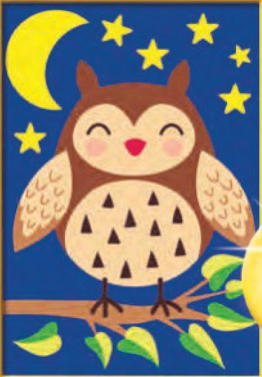Pintar por Números Creart Serie E Classic - Búho Ravensburger Gams