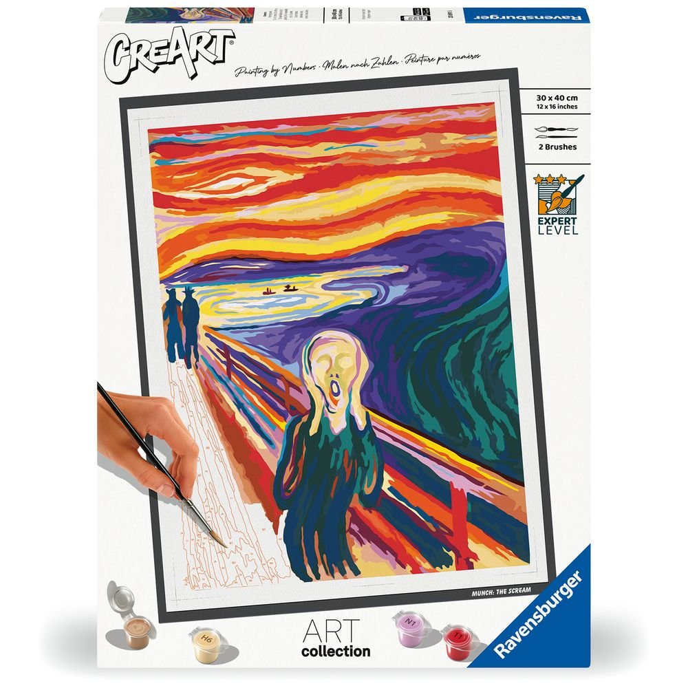 Pintar por Números Creart Serie B Art Munch el Grito Ravensburger