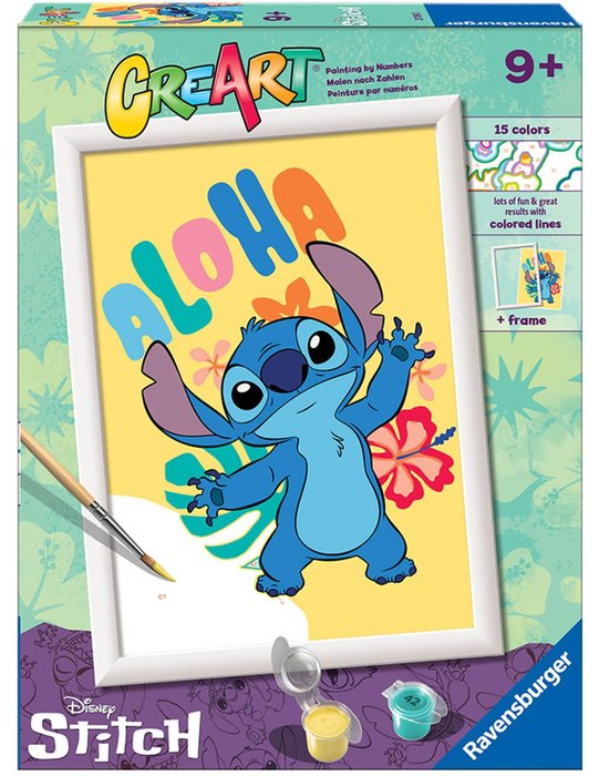 Creart Pintar por Números Serie D Stitch Ravensburger GAMES Imagen principal del producto