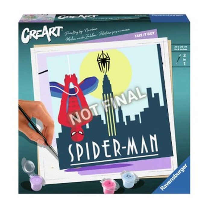 Pintar por Números Marvel Spiderman RAVENSBURGER GAMES
