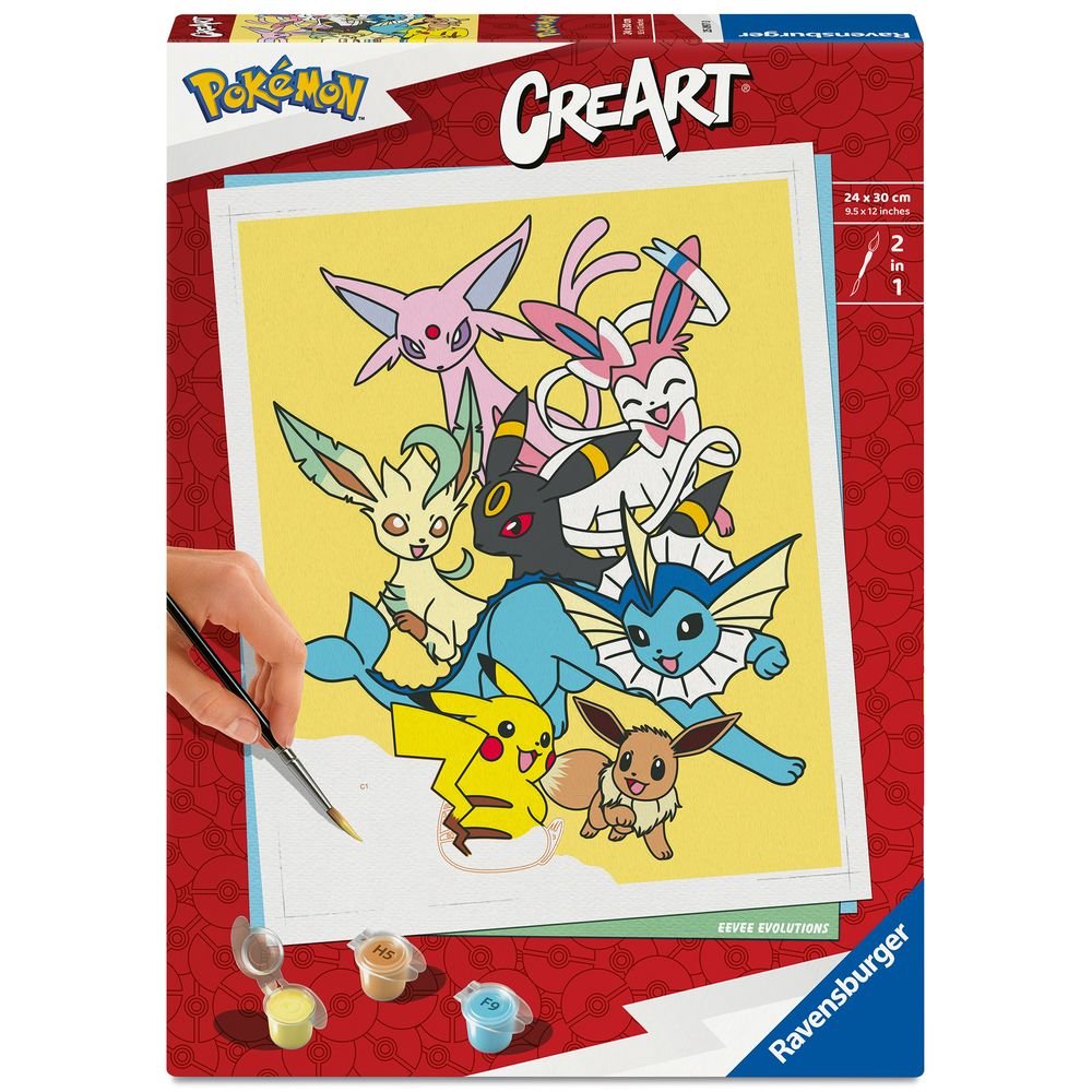 PINTAR POR NUMEROS CREART ADULTI SERIE TREND C POKEMON | RAVENSBURGER GAMES | 1 UNIDAD | 4005556258970 Imagen principal del producto