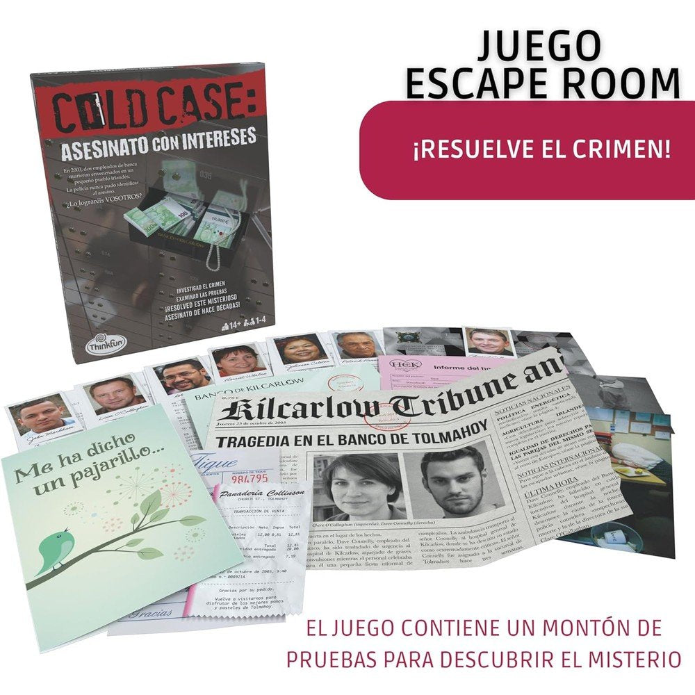 Cold Case 3 Asesinato con Intereses - ThinkFun