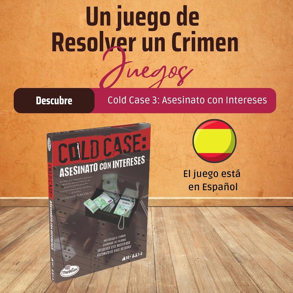 Cold Case 3 Asesinato con Intereses - ThinkFun