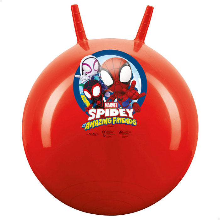 SPIDEY & FRIENDS - PELOTA SALTARINA HINCHABLE D45CM | COLORBABY | 1 UNIDAD | 4006149595496