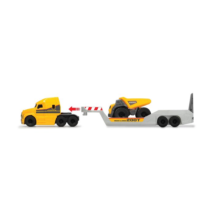 TRAILER MACK 32 CM CON VEHICULOS VOLVO 9CM | DICKIE | 1 UNIDAD | 4006333062100 Imagen principal del producto