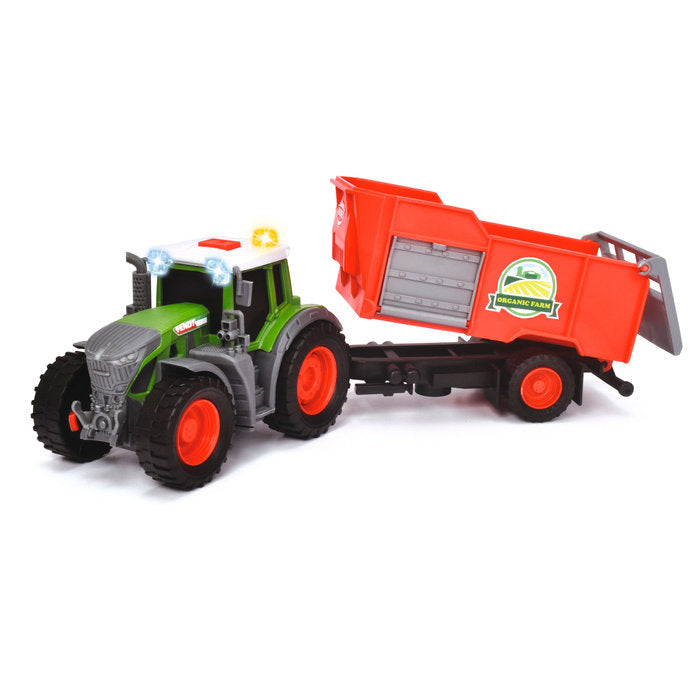 TRACTOR FENDT GRANJA TRAILER 26 CM LUZ Y SONIDO | DICKIE | 1 UNIDAD | 4006333080654 Imagen principal del producto