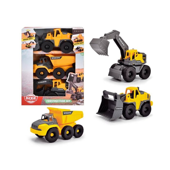 Set de 3 Vehículos Equipo de Construcción Volvo Majorette Imagen principal del producto