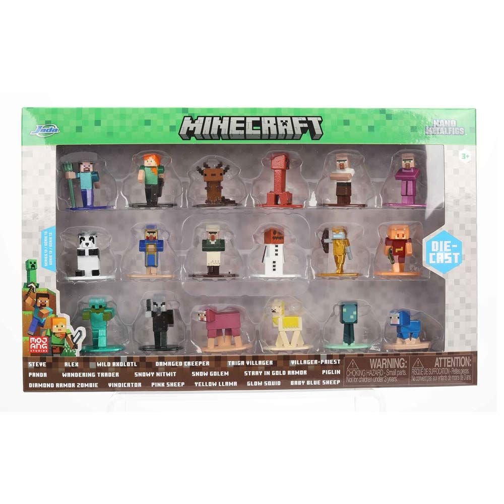 Set Nanofiguras Minecraft 4 cm Jada