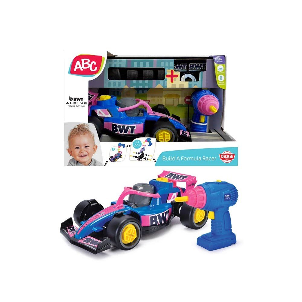 Set construcción coche de carreras Fórmula Alpine Dickie