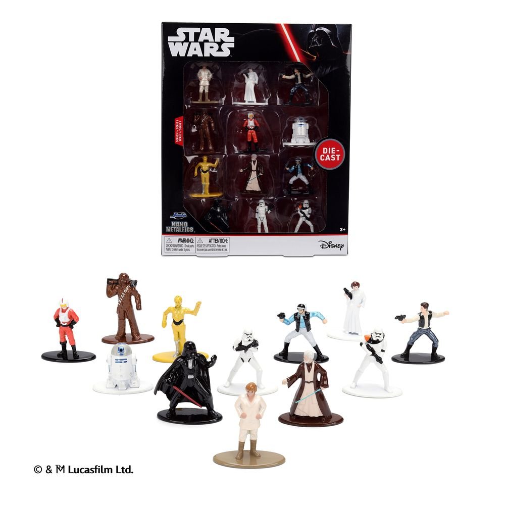 Pack Regalo 12 Nanofiguras Metal Star War Jada Imagen principal del producto
