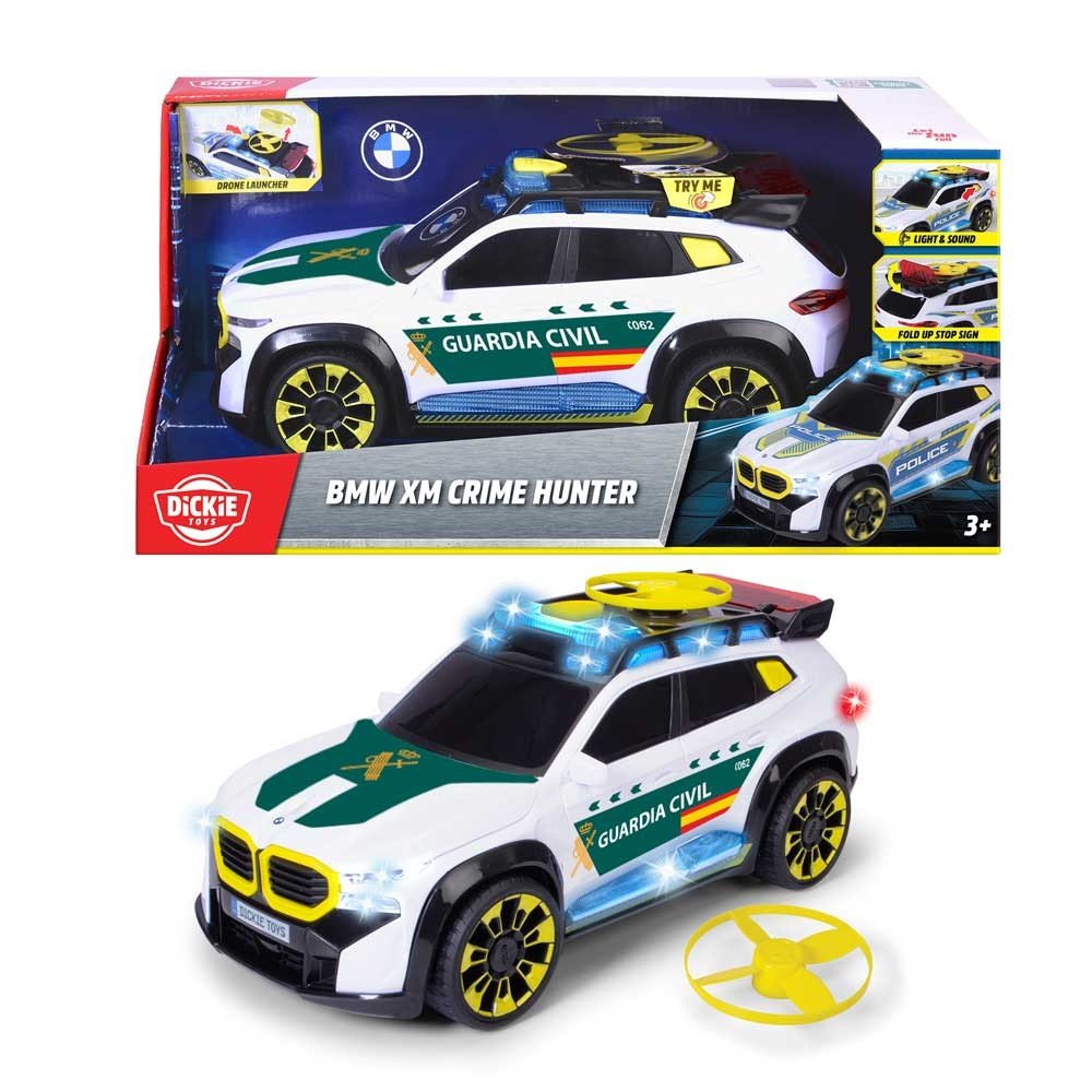 Coche Guardia Civil BMW XM Dron 30 cm Dickie