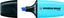 Marcador fluorescente azul Stabilo Boss Mini Pack 10