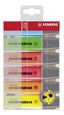 Set 6 marcadores fluorescentes stabilo boss 70 original