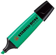 Marcador Stabilo Boss Original Turquesa | Stabilo | Pack 10 Unidades