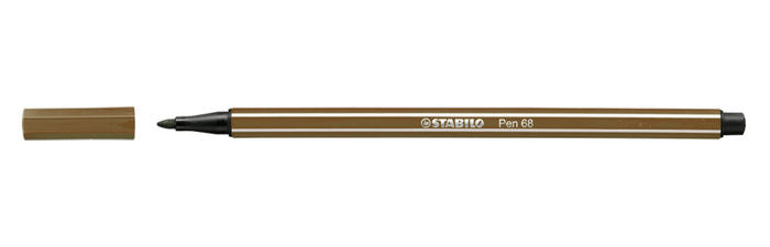 C/10 Rotuladores Stabilo Pen 68 Marrón nº45 Punta 1 mm Imagen principal del producto