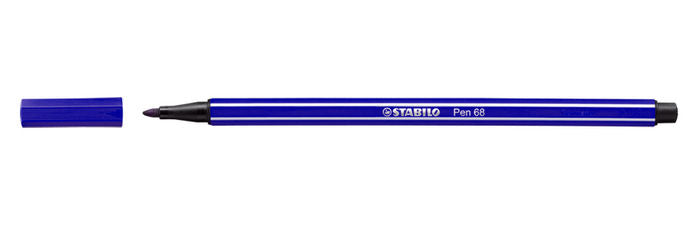 Pack 10 rotuladores Stabilo Pen 68 violeta nº55 punta 1 mm