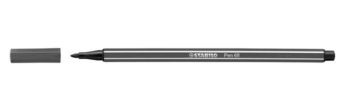Rotulador Stabilo Pen 68 Gris Claro | Stabilo | Pack 10 Unidades Imagen principal del producto