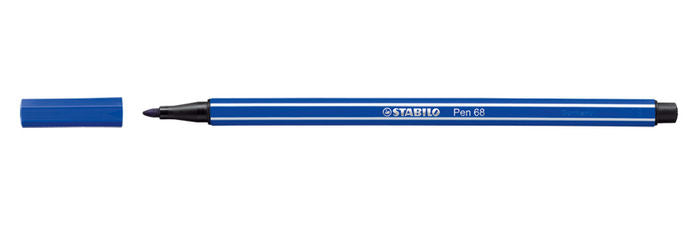 Rotulador Stabilo Pen 68 Azul Marino | Stabilo | Pack 10 Unidades