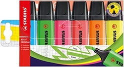 Marcadores fluorescentes Stabilo Boss 70 originales en estuche de 6