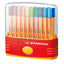 Rotulador Stabilo Point 88 Colorparade Estuche 20U | Stabilo | Pack 1 Unidades