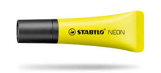 Marcador Stabilo Neon Amarillo | Stabilo | Pack 10 Unidades